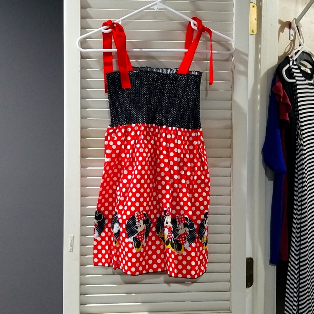 Disney Minnie Mouse dress for girls size 5/small handmade